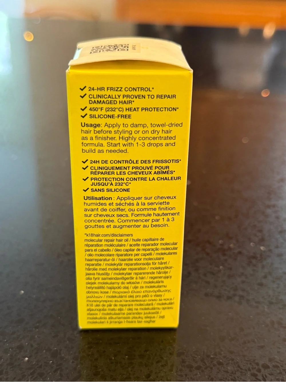 K18 Molecular Repair Hair Oil — 30ml